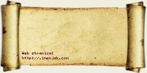 Danijela Pena vizit kartica